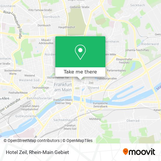 Hotel Zeil map