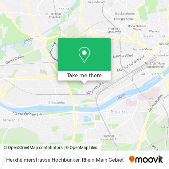 Карта Herxheimerstrasse Hochbunker