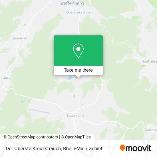 Карта Der Oberste Kreuzstrauch