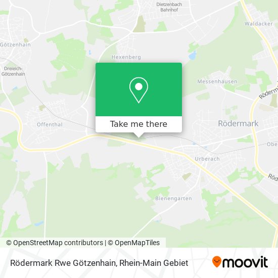 Rödermark Rwe Götzenhain map