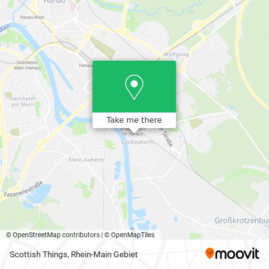 Scottish Things map