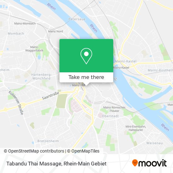 Tabandu Thai Massage map