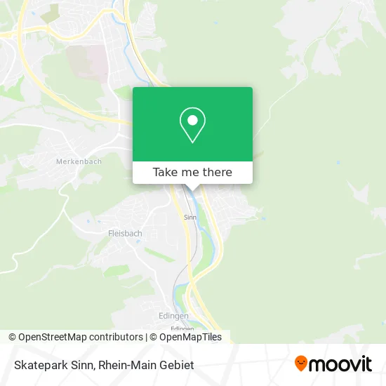 Карта Skatepark Sinn