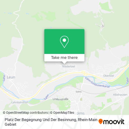 Platz Der Begegnung Und Der Besinnung map