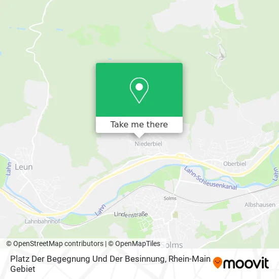 Карта Platz Der Begegnung Und Der Besinnung