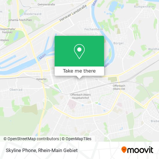 Skyline Phone map