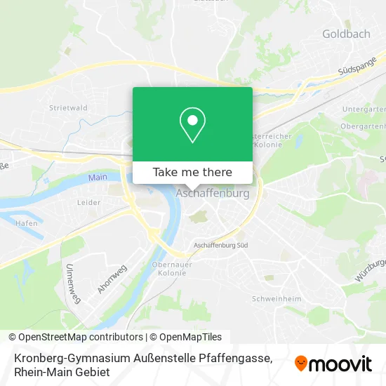 Карта Kronberg-Gymnasium Außenstelle Pfaffengasse