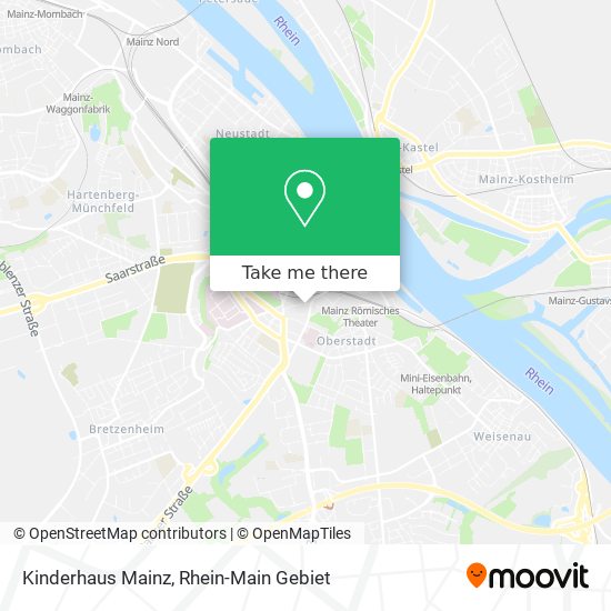 Kinderhaus Mainz map