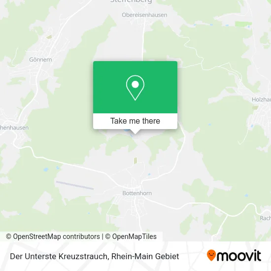 Карта Der Unterste Kreuzstrauch