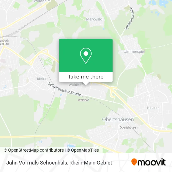 Карта Jahn Vormals Schoenhals