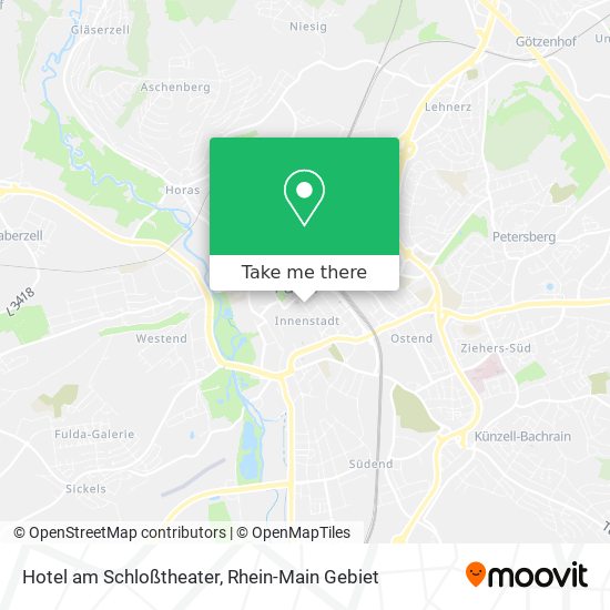 Hotel am Schloßtheater map