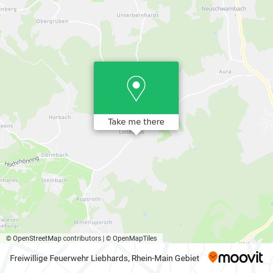 Freiwillige Feuerwehr Liebhards map
