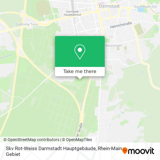 Skv Rot-Weiss Darmstadt Hauptgebäude map