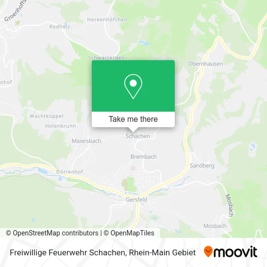 Карта Freiwillige Feuerwehr Schachen