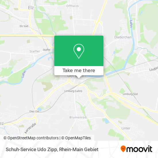 Schuh-Service Udo Zipp map