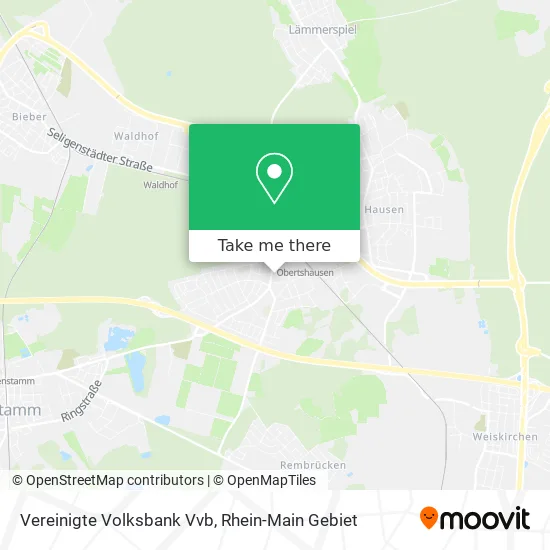 Карта Vereinigte Volksbank Vvb