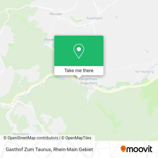 Карта Gasthof Zum Taunus