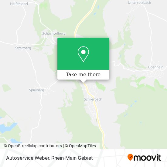 Autoservice Weber map