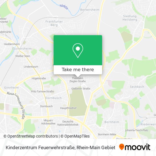 Kinderzentrum Feuerwehrstraße map
