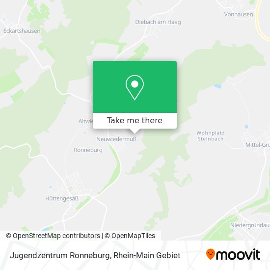 Jugendzentrum Ronneburg map