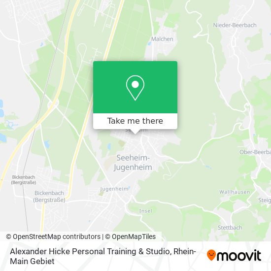 Alexander Hicke Personal Training & Studio map