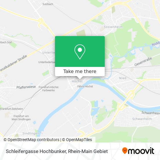 Карта Schleifergasse Hochbunker