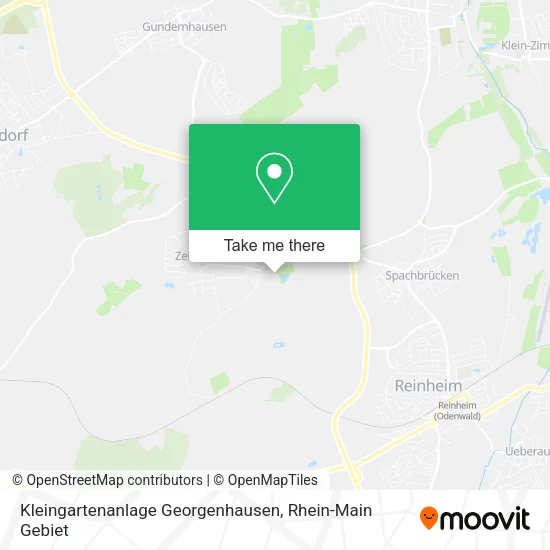 Карта Kleingartenanlage Georgenhausen