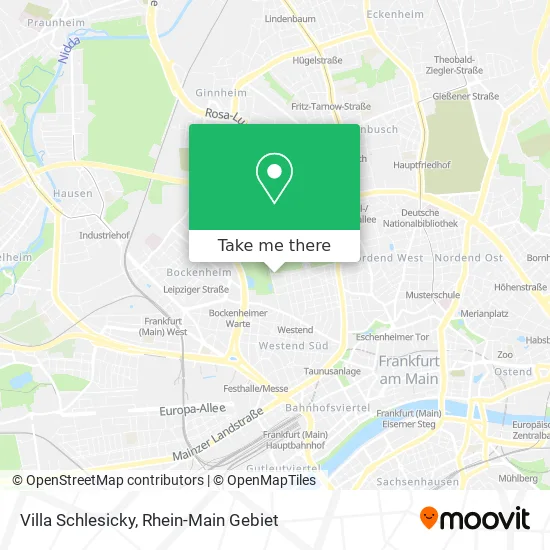 Карта Villa Schlesicky