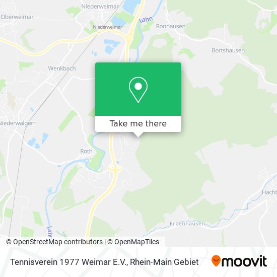 Tennisverein 1977 Weimar E.V. map