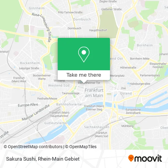 Карта Sakura Sushi