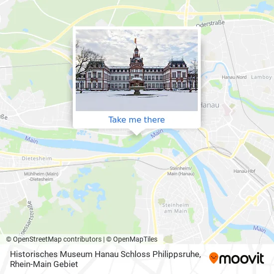 Карта Historisches Museum Hanau Schloss Philippsruhe