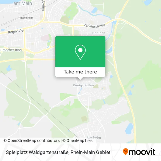 Карта Spielplatz Waldgartenstraße