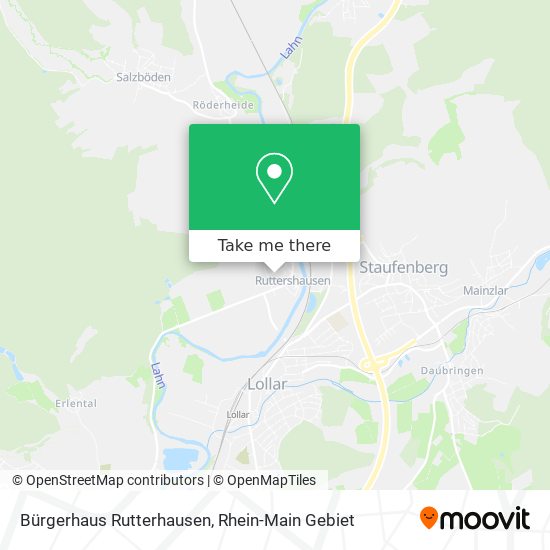Bürgerhaus Rutterhausen map