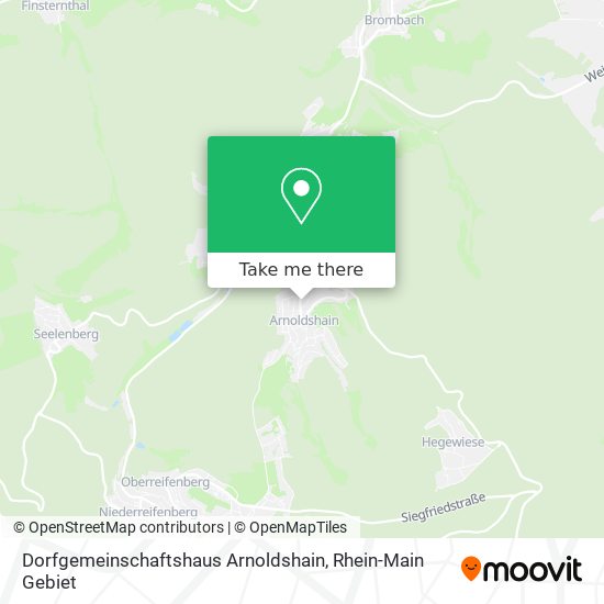 Dorfgemeinschaftshaus Arnoldshain map