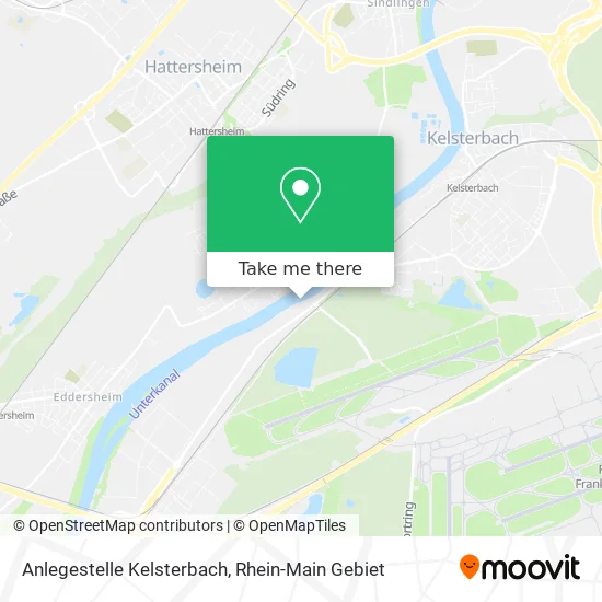 Карта Anlegestelle Kelsterbach