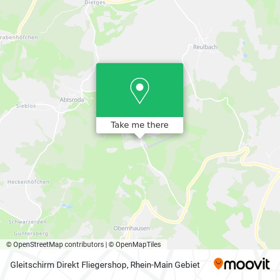 Gleitschirm Direkt Fliegershop map