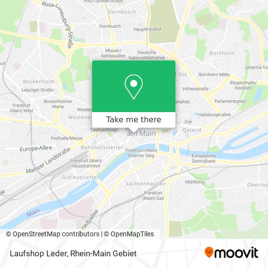 Laufshop Leder map