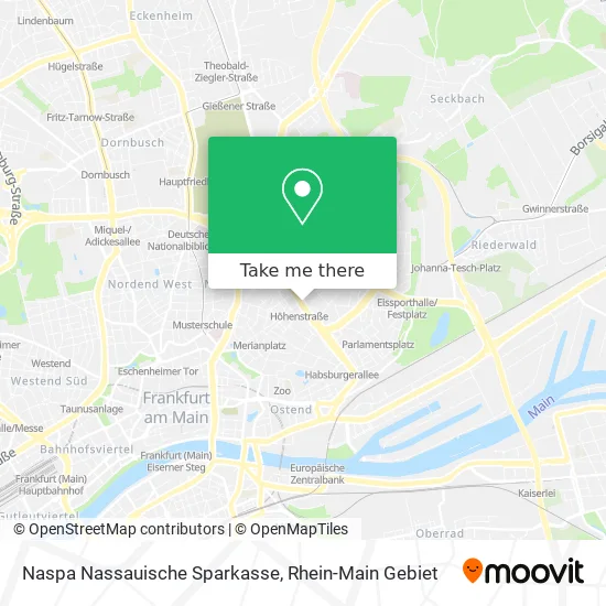 Карта Naspa Nassauische Sparkasse