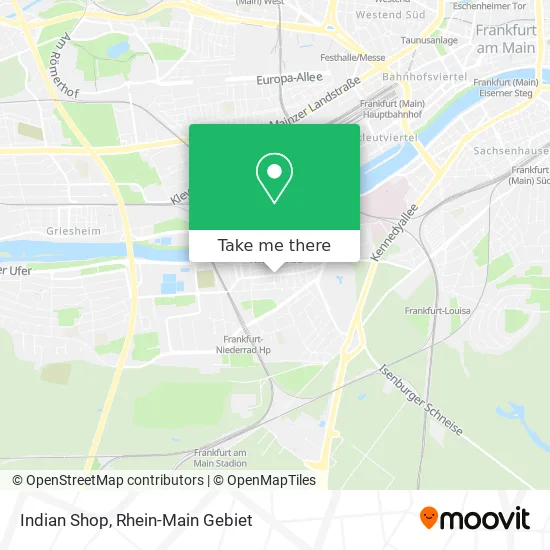 Карта Indian Shop