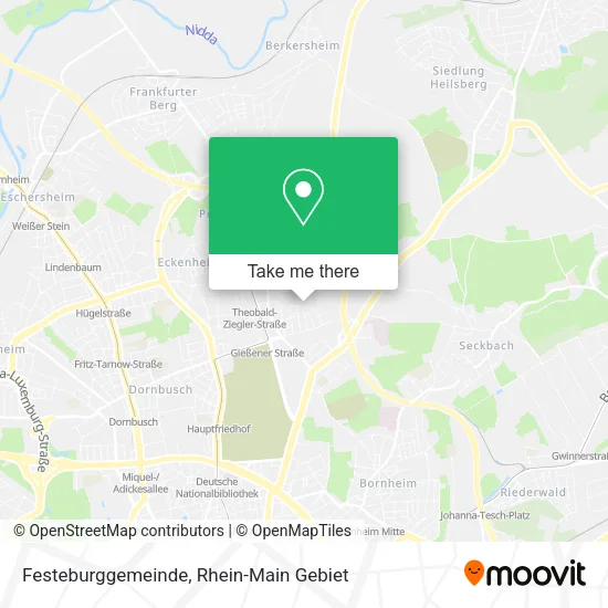 Карта Festeburggemeinde