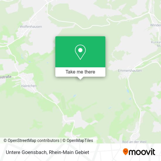 Карта Untere Goensbach