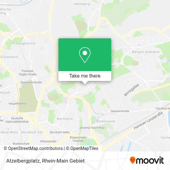 Atzelbergplatz map