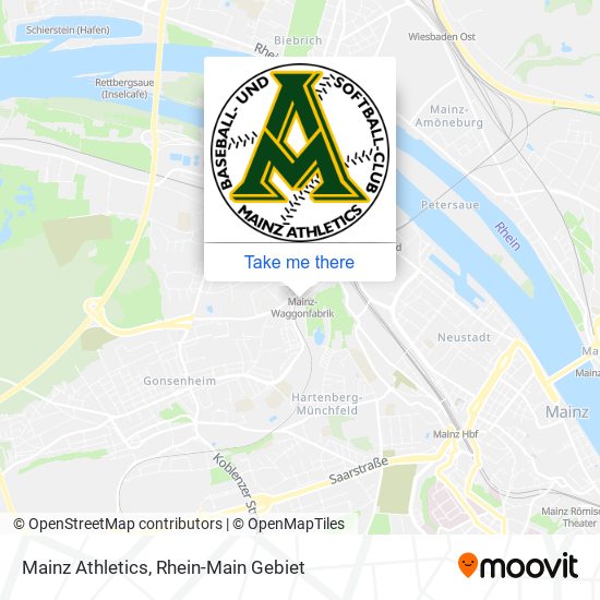 Карта Mainz Athletics