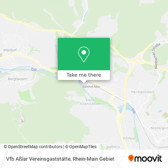 Карта Vfb Aßlar Vereinsgaststätte