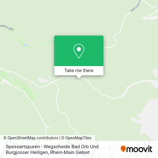 Карта Spessartspuren - Wegscheide Bad Orb Und Burgjosser Heiligen