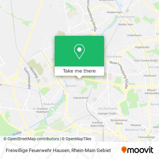 Freiwillige Feuerwehr Hausen map