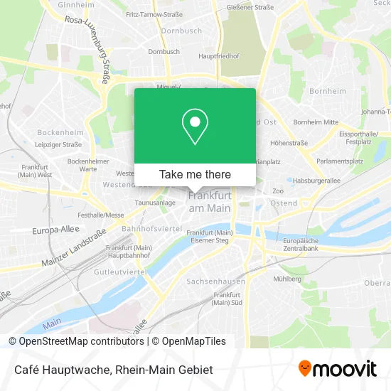 Карта Café Hauptwache