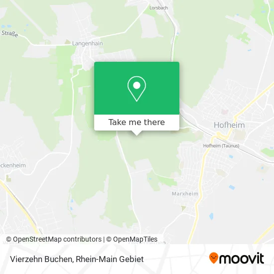 Карта Vierzehn Buchen
