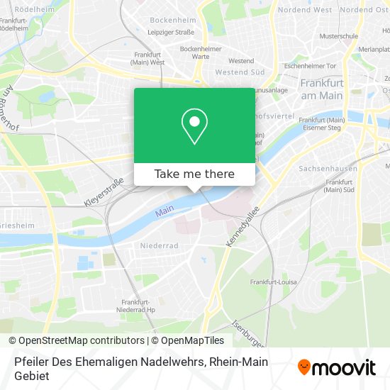 Pfeiler Des Ehemaligen Nadelwehrs map