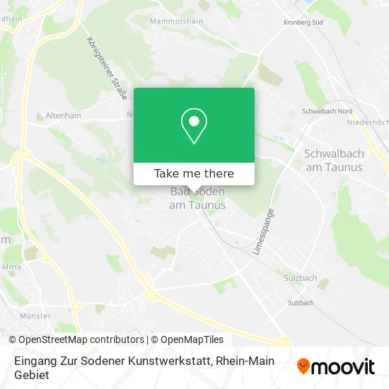 Карта Eingang Zur Sodener Kunstwerkstatt